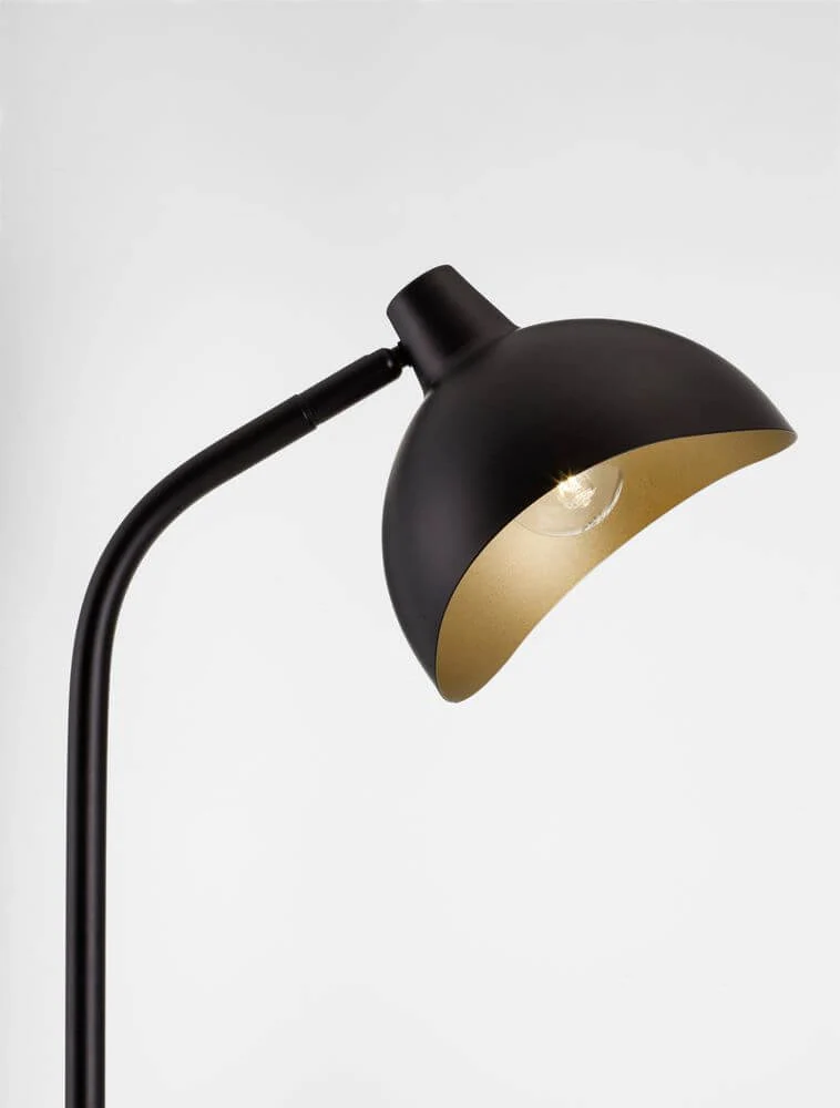 Geti Stehlampe Schwarz, Gold