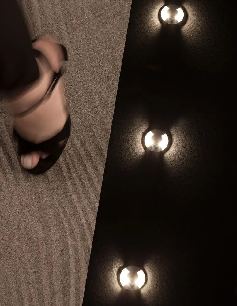 Bang LED Außenbodeneinbauleuchte Nickel IP67
