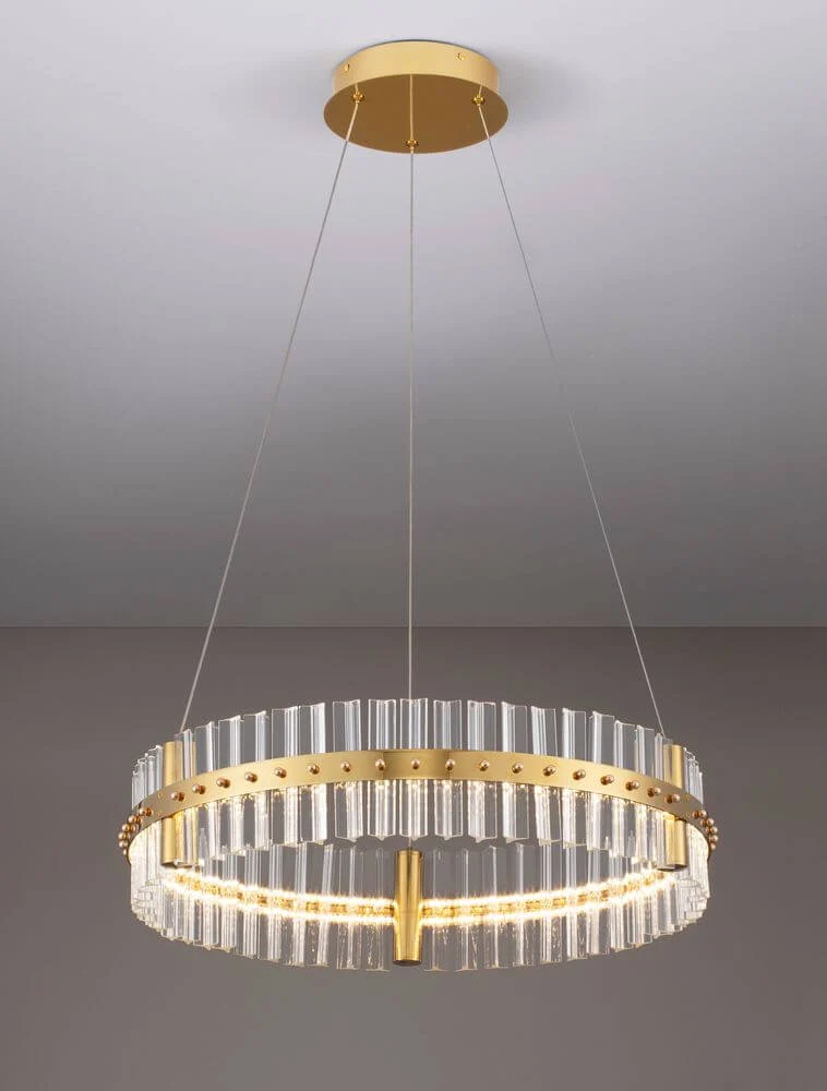 Kezo LED Pendelleuchte Ø 60cm 3000K Gold