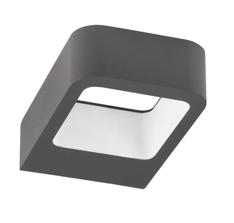 Acqua LED Außenwandleuchte 3000K Dunkelgrau IP54