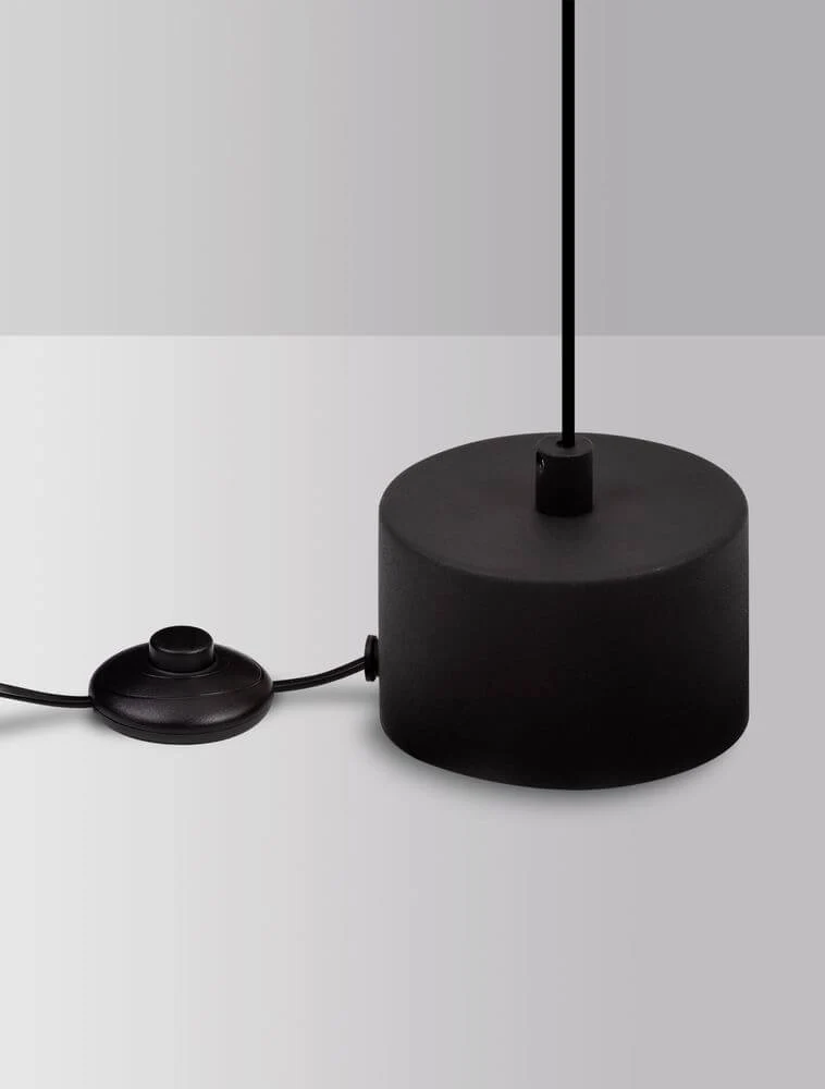 Olos LED Deckenleuchte 3000K Netzstecker Weiß,Chrom
