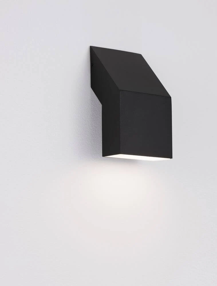 Brigitta LED Außenwandleuchte 3000K Schwarz IP65