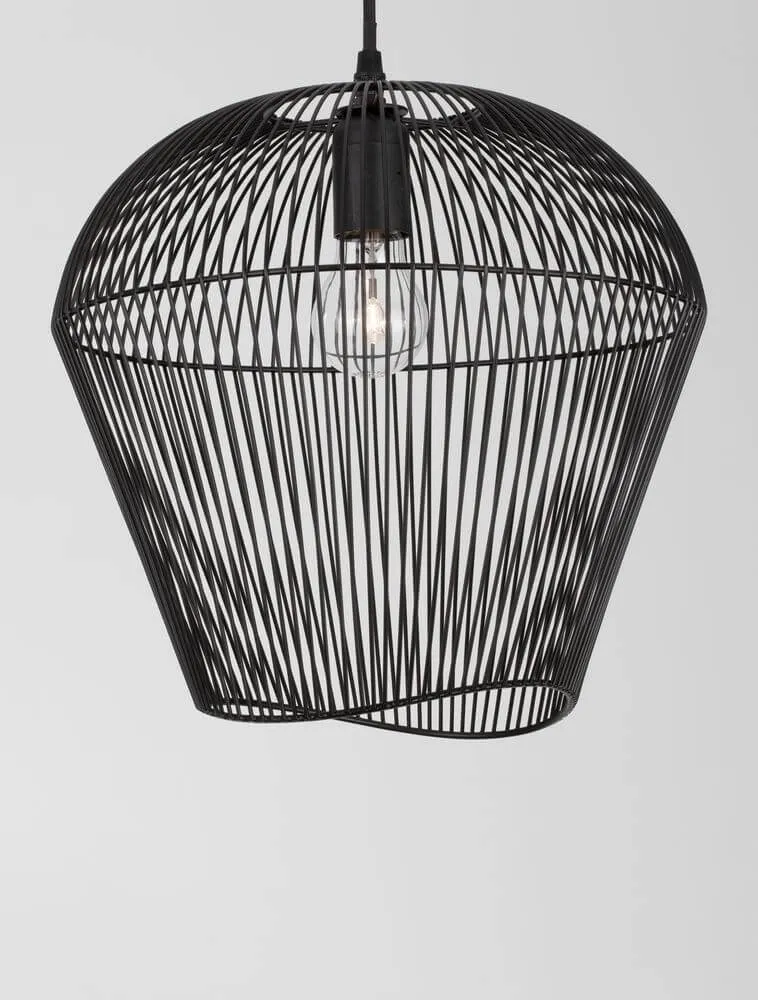 Bredo Pendelleuchte Ø 31,5cm Schwarz