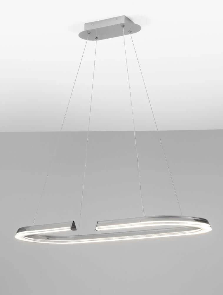 Elmo LED Pendelleuchte Ø 90cm 3500K Chrom