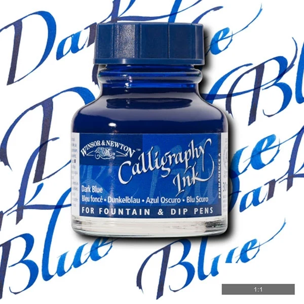 Winsor and Newton - Calligraphy Ink - 30ml - Dark Blue
