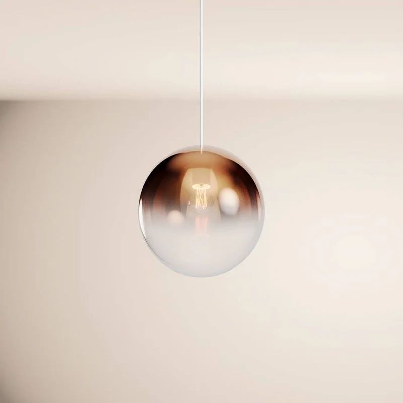 s.luce Orb Glaskugel Galerieleuchte Aufhängung 500cm Weiß