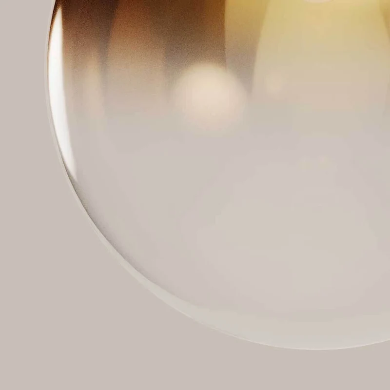 s.luce Orb Glaskugel Galerieleuchte Aufhängung 500cm Weiß