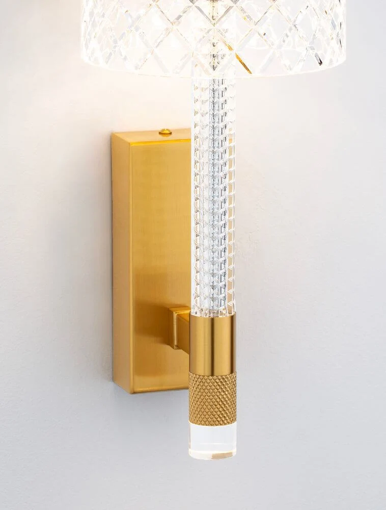 Bion LED Wandleuchte Ø 14,8cm 3000K Gold