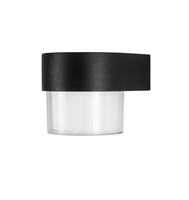 Darf LED Außenwandleuchte Downlight 3000K Schwarz IP54