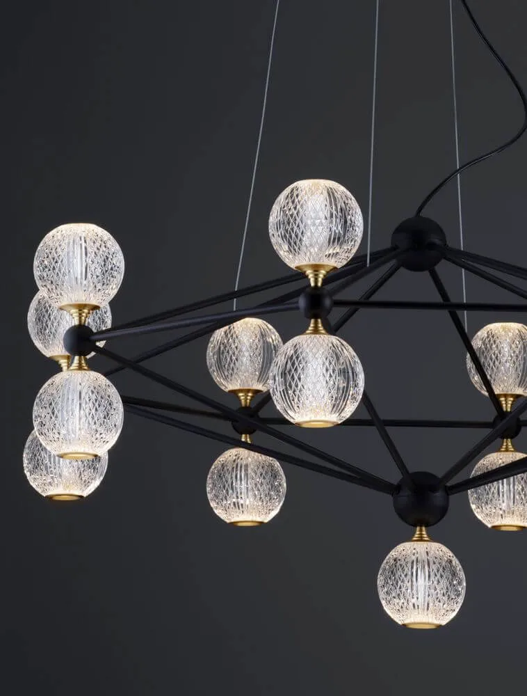 Belinda LED Pendelleuchte Ø 105cm 17-flammig