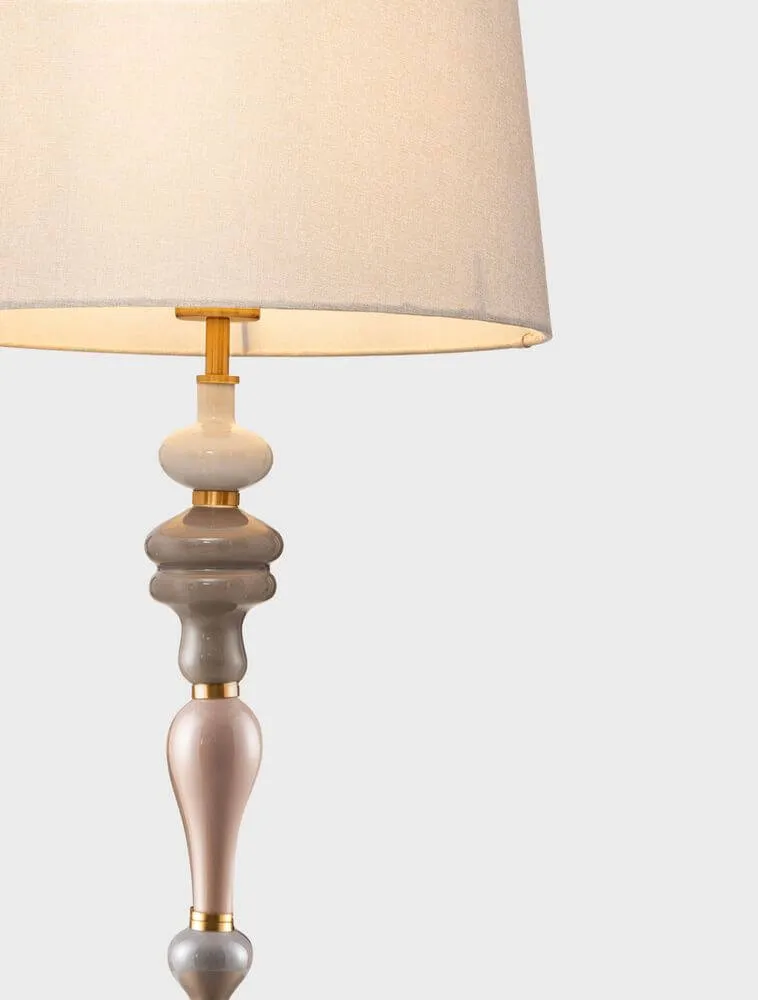 Damo Tischleuchte Ø 34cm Gold, Orange, Braun