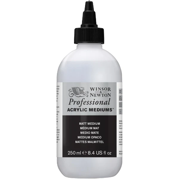 Winsor and Newton - Artists' Acrylic Matt Medium - 250ml -