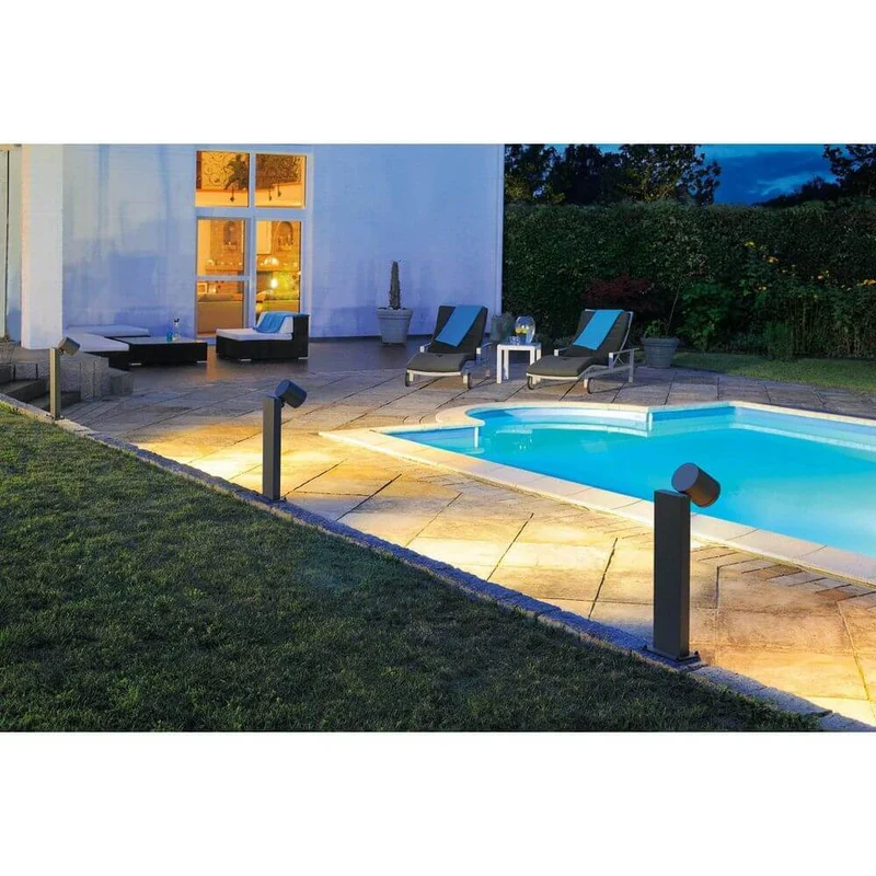 Enola C OUT POLE Stehleuchte anthrazit 9W LED 3000K 35°