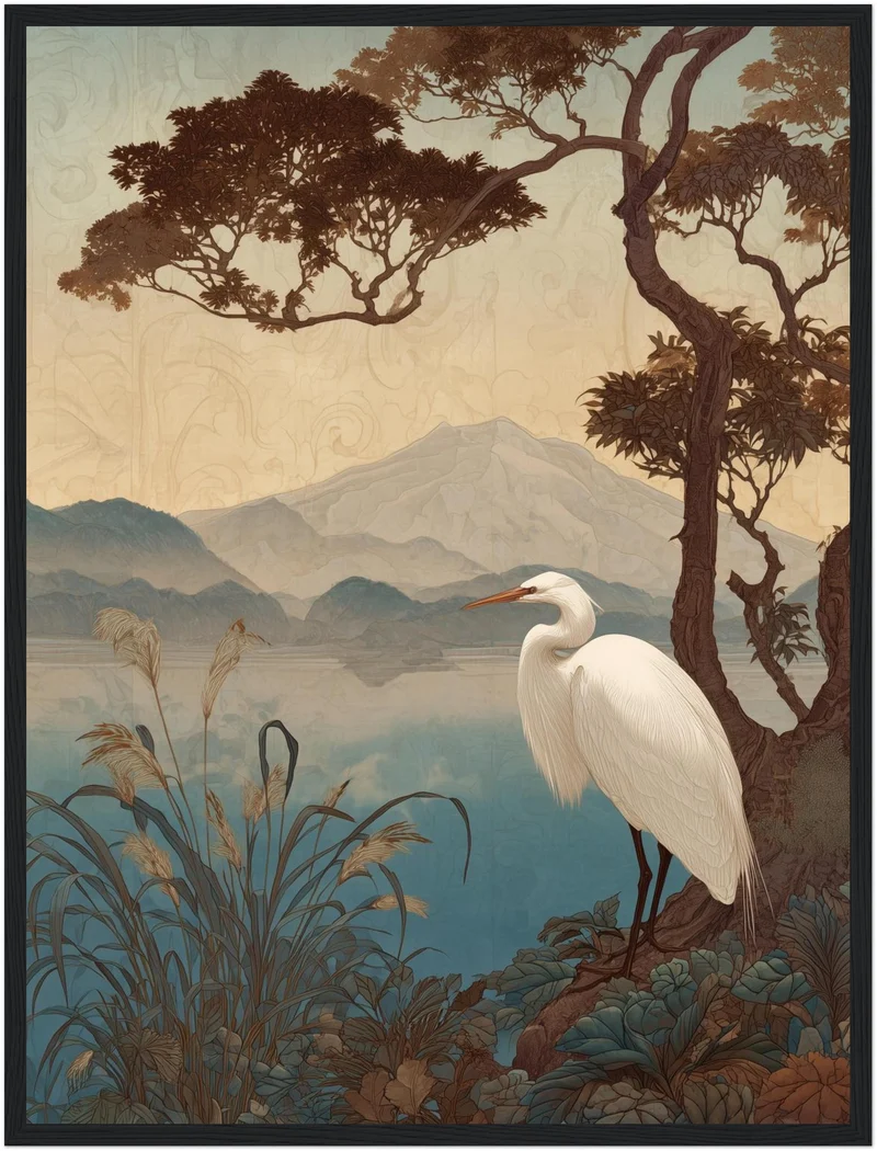 Reiher am See Poster