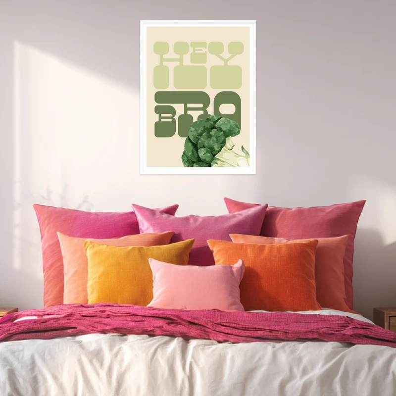 Hey Bro Brokkoli Poster