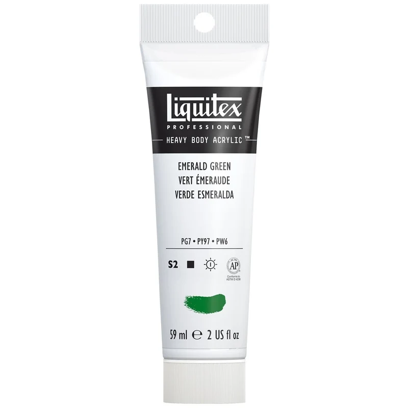Liquitex - Heavy Body Acrylic Colour - 59ml Emerald Green