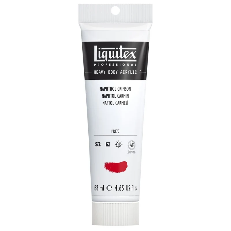 Liquitex - Heavy Body Acrylic Colour - 138ml Napthol Crimson