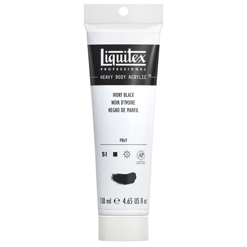 Liquitex - Heavy Body Acrylic Colour - 138ml Ivory Black