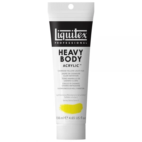 Liquitex - Heavy Body Acrylic Colour - 138ml Cadmium Yellow Light Hue