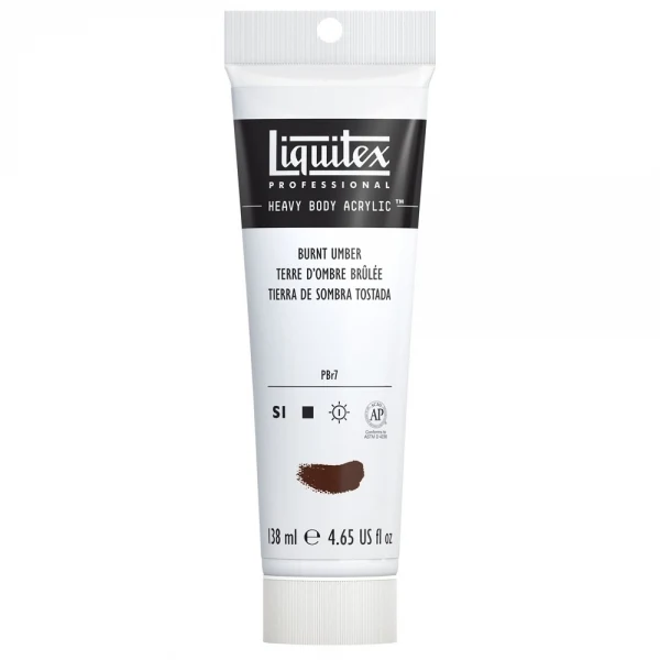 Liquitex - Heavy Body Acrylic Colour - 138ml Burnt Umber