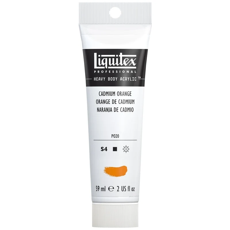 Liquitex - Heavy Body Acrylic Colour - 59ml Cadmium Orange