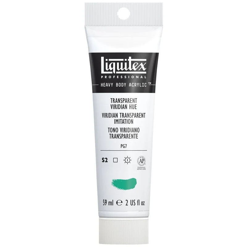 Liquitex - Heavy Body Acrylic Colour - 59ml Transparent Viridian Hue