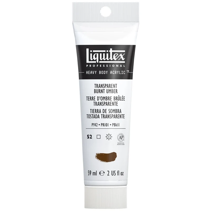 Liquitex - Heavy Body Acrylic Colour - 59ml Transparent Burnt Umber