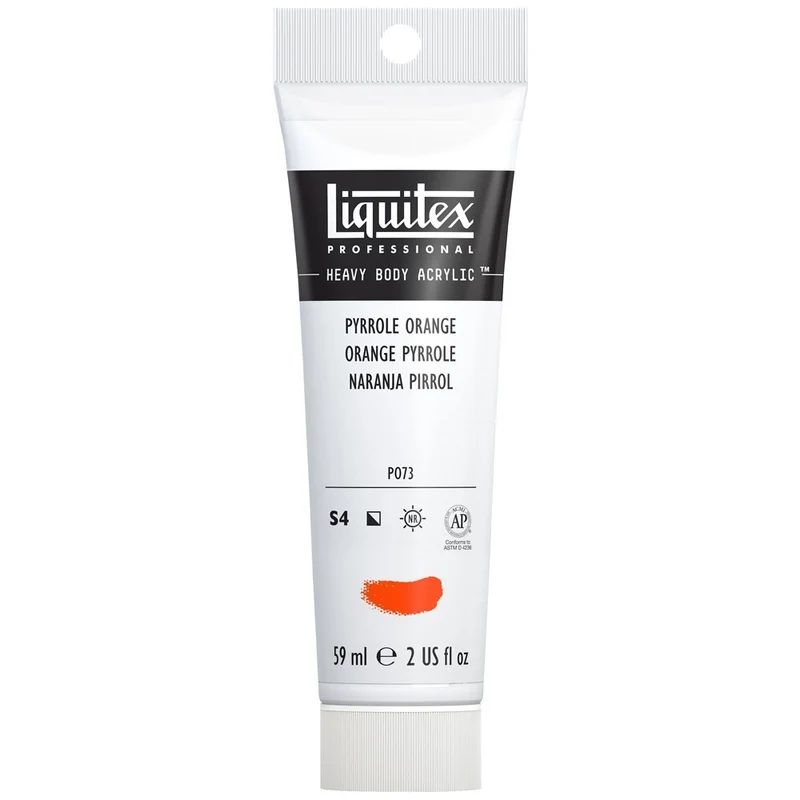 Liquitex - Heavy Body Acrylic Colour - 59ml Pyrole Orange