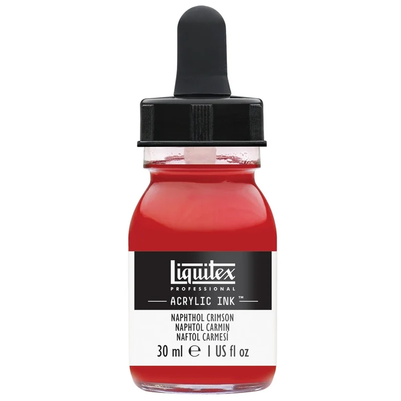 Liquitex - Acrylic Ink - 30ml Napthol Crimson