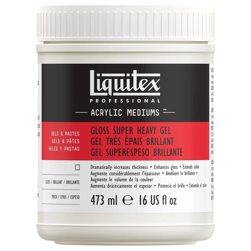 Liquitex - Gloss Super Heavy Gel Medium 473ml