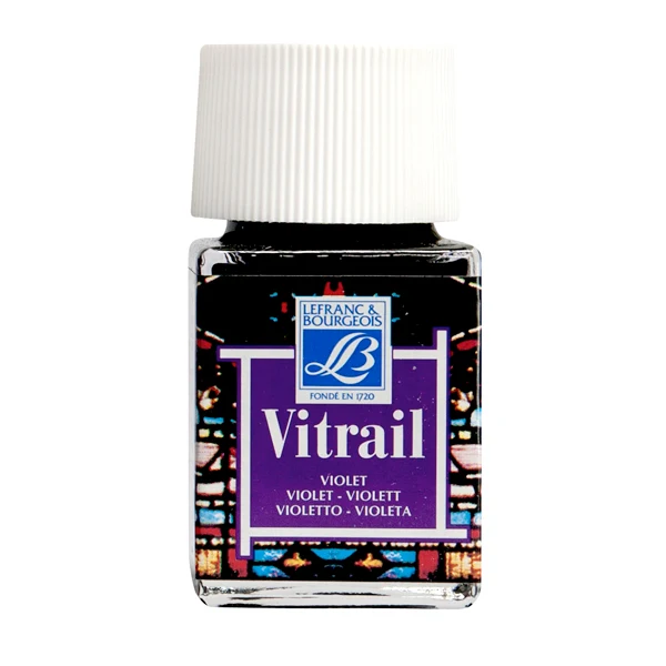 Lefranc & Bourgeois - Vitrail Glass & Tile Paint - 50ml Violet