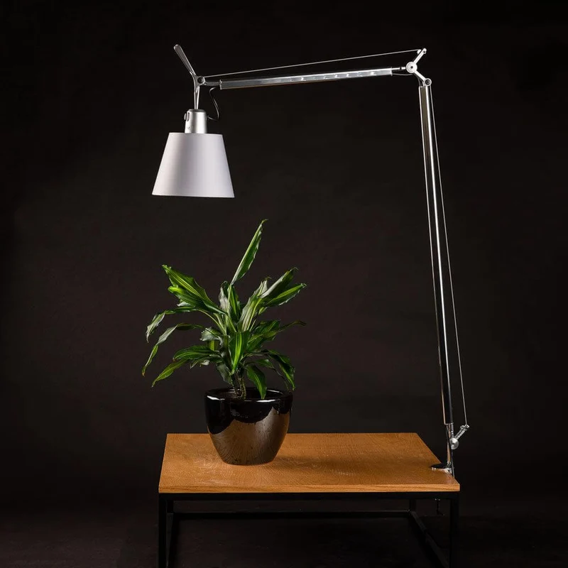 Artemide Tolomeo Basculante Tischlampe Ø 18cm Pergament