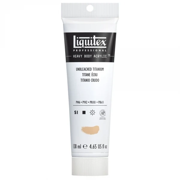 Liquitex - Heavy Body Acrylic Colour - 138ml Unbleached Titanium