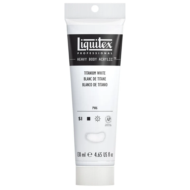 Liquitex - Heavy Body Acrylic Colour - 138ml Titanium White