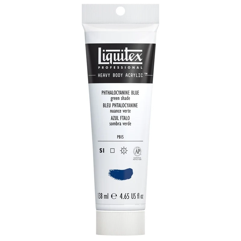 Liquitex - Heavy Body Acrylic Colour - 138ml Phthalo Blue Green Shade