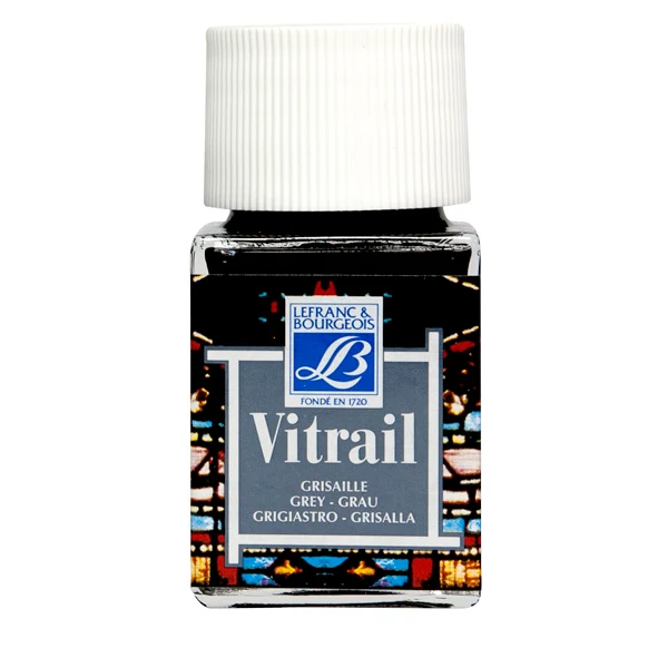 Lefranc & Bourgeois - Vitrail Glass & Tile Paint - 50ml Grey