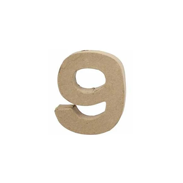 Create Craft - Number - Small - 10cm - 9 - 1piece