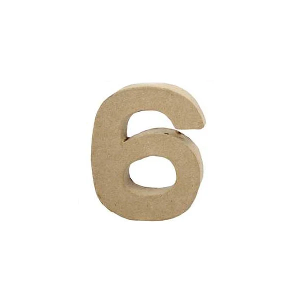 Create Craft - Number - Small - 10cm - 6 - 1piece