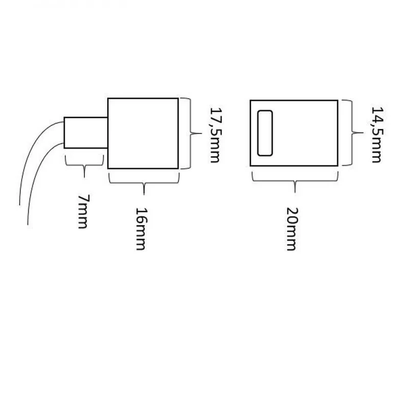 Clip-Flexverbinder für 4-pol. IP68 LED-Strip 12mm