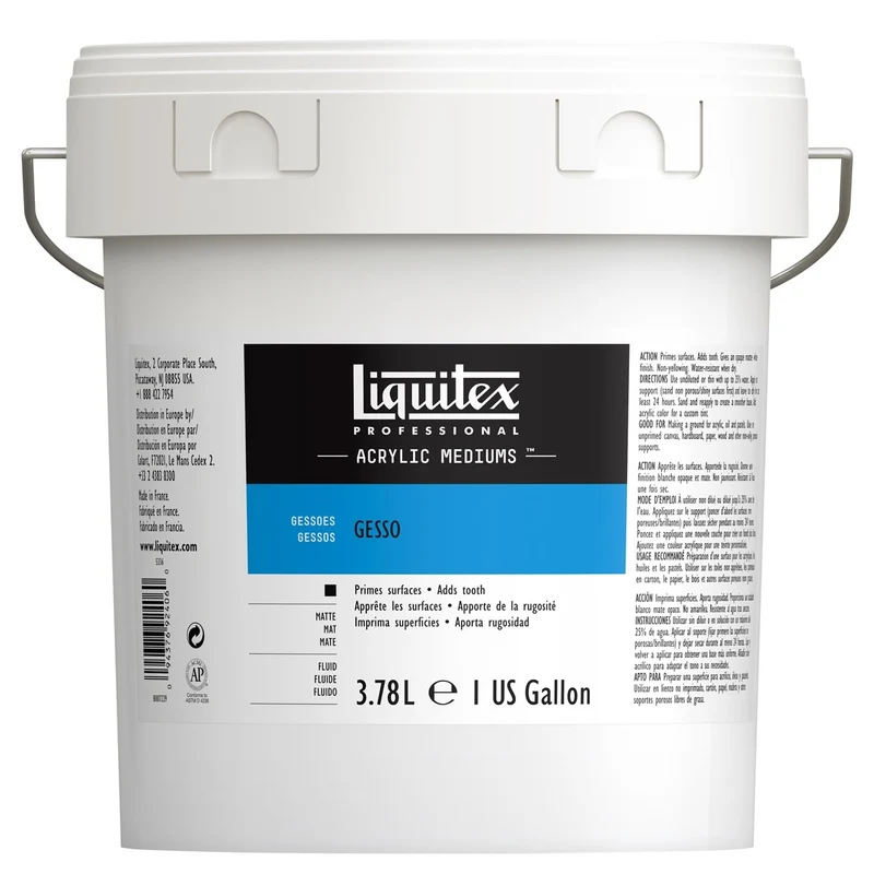 Liquitex - White Gesso 3.78 Litre