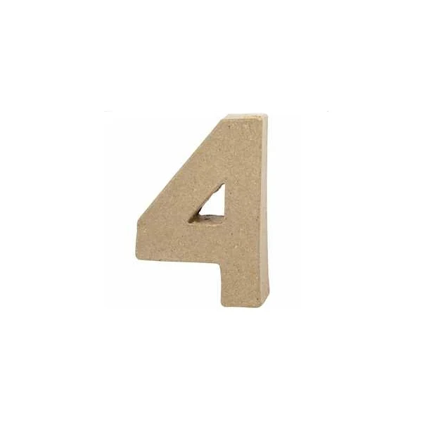 Create Craft - Number - Small - 10cm - 4 - 1piece