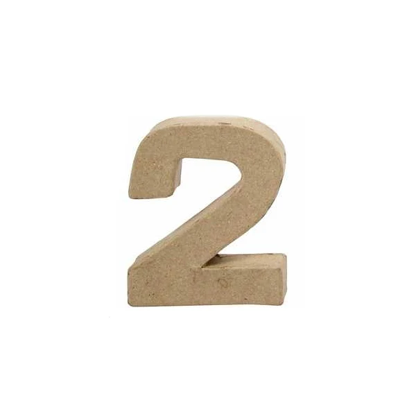 Create Craft - Number - Small - 10cm - 2 - 1piece
