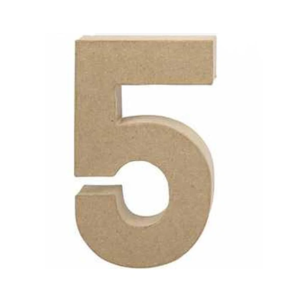 Create Craft - Number - Large - 20.5 cm - 5 - 1piece