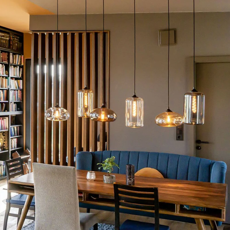 s.luce Cruet Low Esstisch-Hängeleuchte 2 bis 5-flammig 160cm