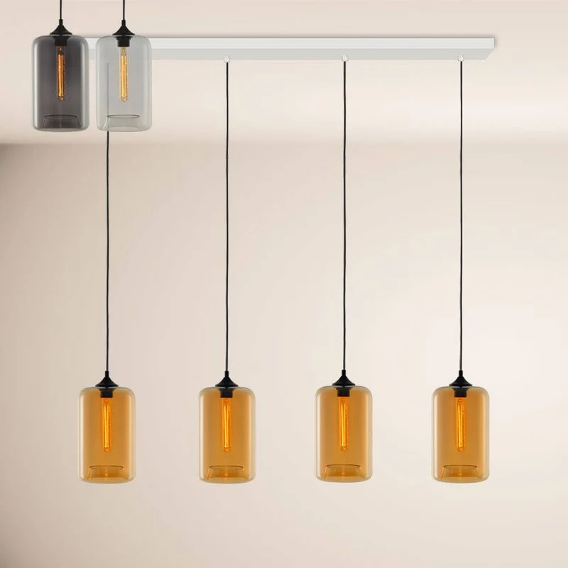 s.luce Cruet Low Esstisch-Pendellampe 2 bis 5-flammig 120cm