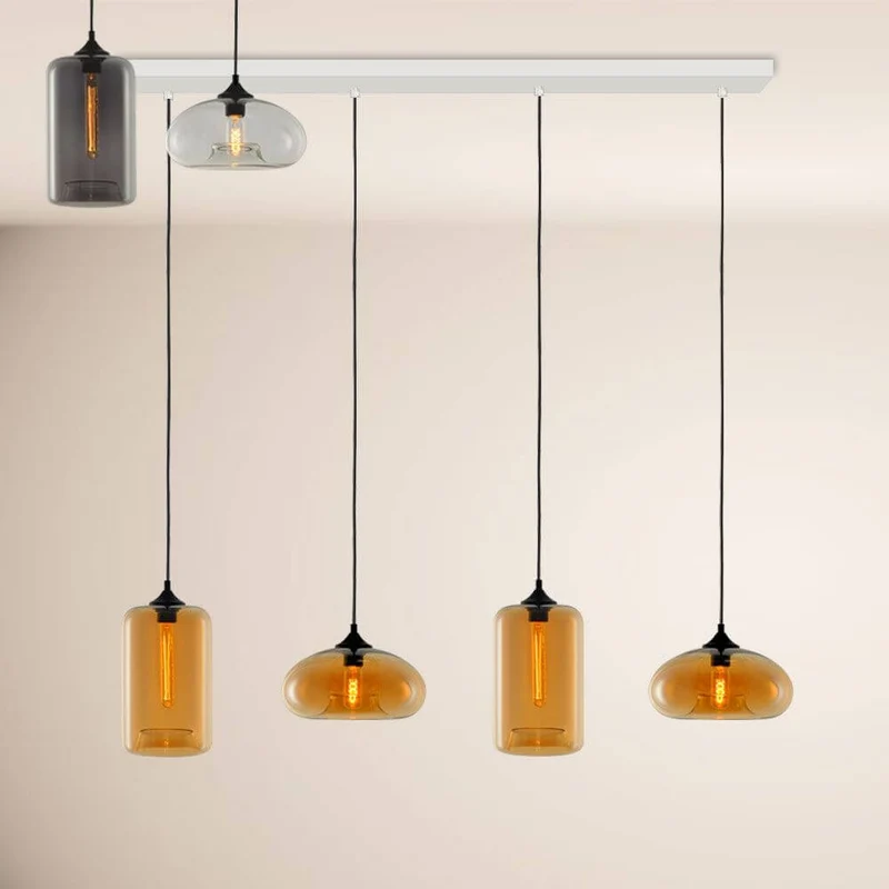 s.luce Cruet Low Esstisch-Pendellampe 2 bis 5-flammig 120cm