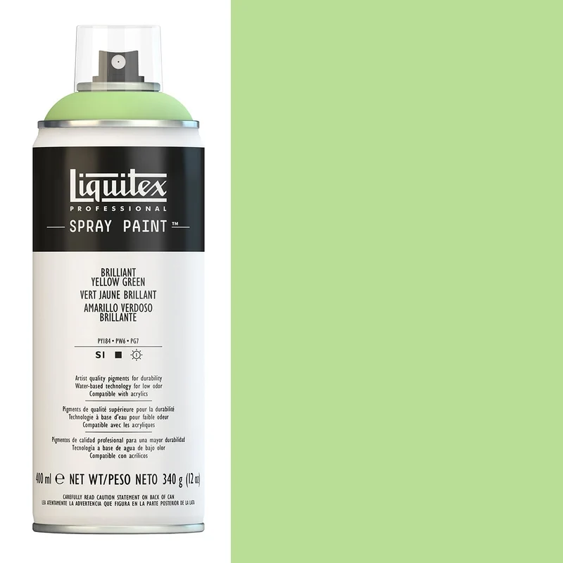 Liquitex - Spray Paints - 400ml Brilliant Yellow Green