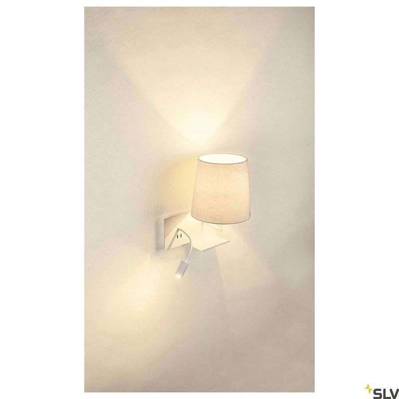 Somnila Flex LED Wandaufbauleuchte Weiß inkl. USB