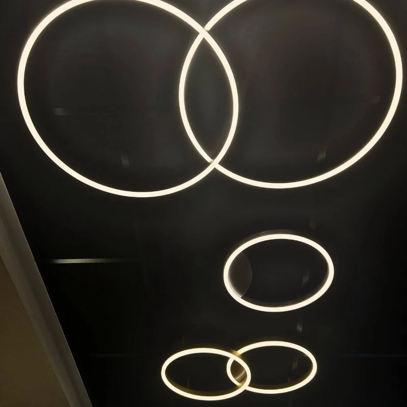 s.luce Ring LED Deckenleuchte 2-flammig