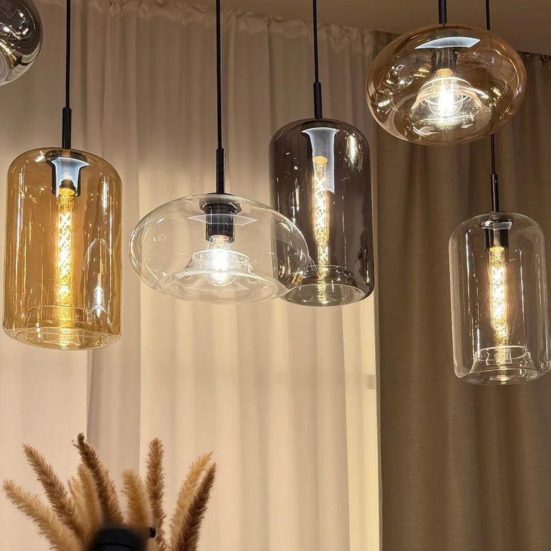 s.luce Cruet Glas Pendelleuchte 3-flammig